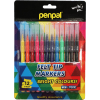 Felt Tip Markers (12pk)