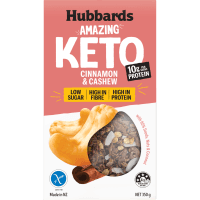 Amazing Keto Cinnamon & Cashew Muesli (350g)
