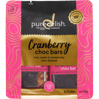 Cranberry Choc Bars (4 x 57g)