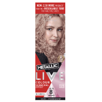 Metallic Rose Gold Semi Permanent Colour (1pk)