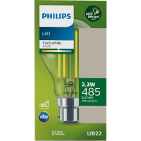 LED Cool White 2.3W 485 Lumen Bayonet Bulb (1pk)