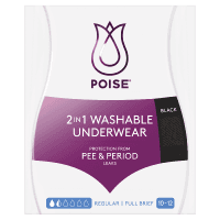 Adult Care Black Underwear 10/12 (1pk)