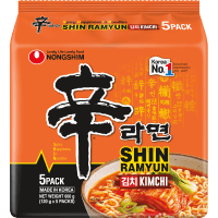 Shin Ramyun Kimchi Noodle Soup (5 x 120g)