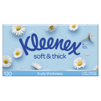 Soft & Thick 2 Ply Facial Tissues (120pk)