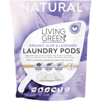 Organic Aloe & Lavender Natural Laundry Pods (18pk)