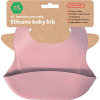 Mixed Designs Silicone Baby Bib (1pk)