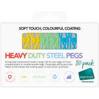 PVC Coated Heavy Duty Steel Pegs (20pk)