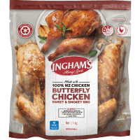 Sweet & Smokey BBQ Butterfly Chicken (1.1kg)