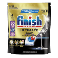 Ultimate Plus Material Care All-In-1 Lemon Dishwasher Tablets (50pk)