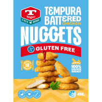 Free Range Gluten Free Tempura Battered Chicken Nuggets (400G)