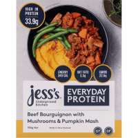 Everyday Protein Beef Bourguignon With Mushrooms & Pumpkin Mash (350g)