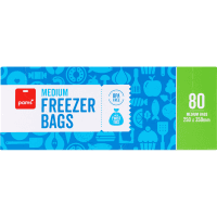 Medium Freezer Bags 250mm x 350mm (80pk)