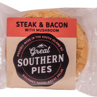 Steak & Bacon With Mushroom Pie (220g)