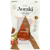 BBQ & Horopito Dry Rub Hot Smoked Salmon Portion (180g)