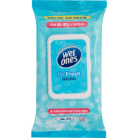 Be Fresh Original Antibacterial Hand Wipes (80pk)