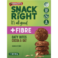 Snack Right Cocoa & Oat Oaty Bites Biscuits (150g)