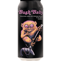 Bush Baby Peaches And Ice Cream Sour Ale (440ml)