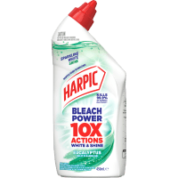 White & Shine Eucalyptus Bleach Gel Toilet Cleaner (450ml)
