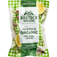 100% Certified Organic Free Range Chicken Drumsticks (900g)