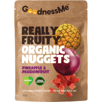 Really Fruity Pineapple & Passionfruit Organic Nuggets Fruit Snack (50g)