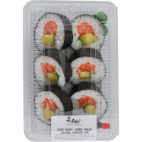 Jumbo Fresh Salmon Avocado Sushi (6pk)