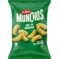 Munchos Salt & Vinegar Cereal Snacks (100g)
