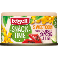 Snack Time Sweet Corn With Charred Capsicum & Lime (70g)