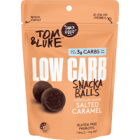 Chocolate Coated Salted Caramel Low Carb Snackaballs (112g)