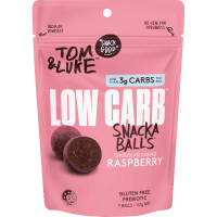 Chocolate Coated Raspberry Low Carb Snackaballs (112g)