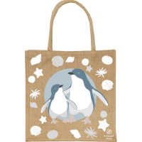 Children's Mixed Designs Jute Shopping Bag (1pk)