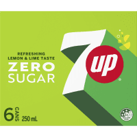 Zero Sugar Soft Drink Cans (6 x 250ml)