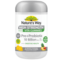High Strength Pre+Probiotic Tropical Flavoured Adult Vita Gummies (50pk)