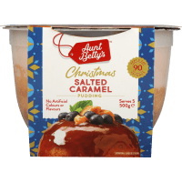 Christmas Salted Caramel Pudding (500g)
