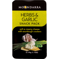 Herbs & Garlic Cream Cheese Snack Pack (50g)
