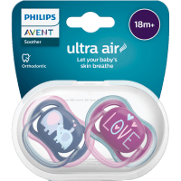 Avent Soother Ultra Air Deco 18+ Months Plus (2pk)