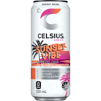 Sunset Vibe Mango Passionfruit Flavour Sparkling Energy Drink (330ml)