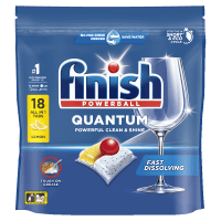 Quantum Lemon Auto Dishwash Tablets (18pk)