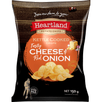 Tasty Cheese & Red Onion Kettle Cooked Crisps (150g)