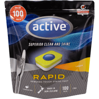 Rapid Lemon Auto Dishwash Tablets (100pk)