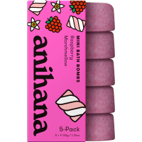 Raspberry Marshmellow 5 Pack Mini Bath Bombs (250g)