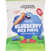 Blueberry Baby Rice Puffs 10+ Months (15g)