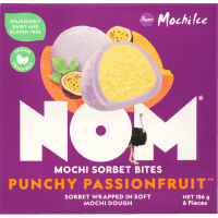 Punchy Passionfruit Mochi Sorbet Bites (156g)