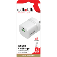 Dual USB Wall Charger (1pk)