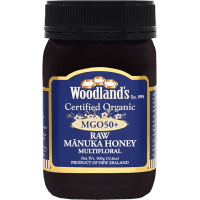 Certified Organic MGO 50+ Raw Manuka Multifloral Honey (500g)