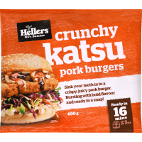 Crunchy Katsu Pork Burgers (600g)