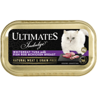Indulge Whitemeat Tuna With Fish Roe & Chicken Breast Cat Food (85g)