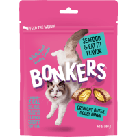Crunchy & Soft Seafood & Eat It! Flavoured Cat Treats (180g)