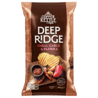 Deep Ridge Chilli Garlic & Paprika Potato Chips (150g)