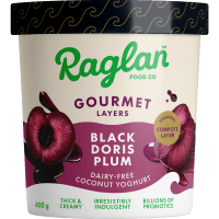 Gourmet Layers Black Doris Plum Dairy-Free Coconut Yoghurt (400g)