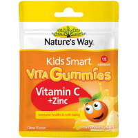 Kids Smart Citrus Flavour Vitamin C + Zinc Gummies (15pk)